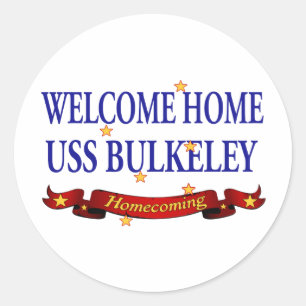 Adesivo USS Home bem-vindo Bulkeley