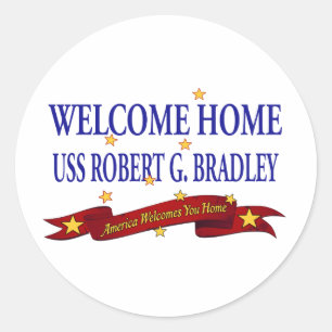 Adesivo USS Home bem-vindo Robert G. Bradley