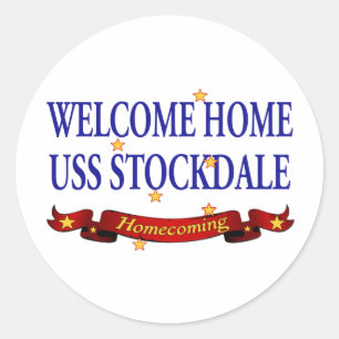 Adesivo USS Home bem-vindo Stockdale