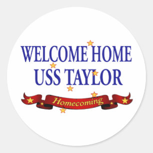 Adesivo USS Home bem-vindo Taylor