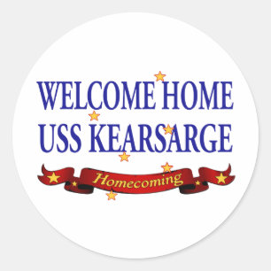 Adesivo USS Kearsarge Home bem-vindo