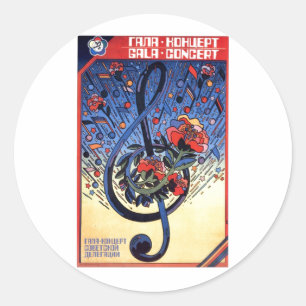 Adesivo USSR CCCP Guerra Fria União Soviética de Propagand