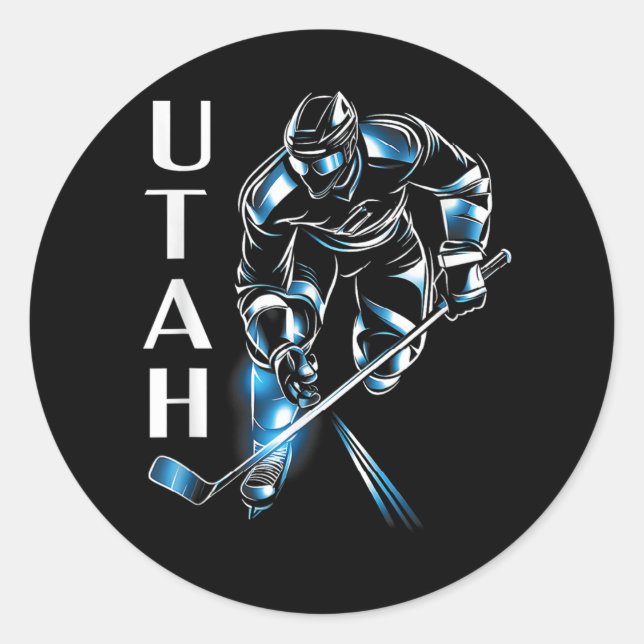 Adesivo Utah Hockey (Frente)