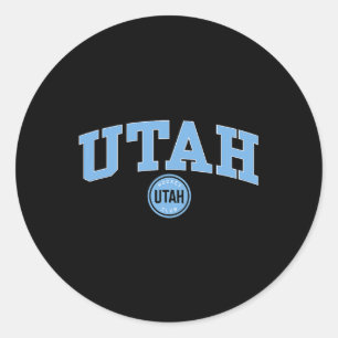 Adesivo Utah Hockey Club Arco Sobre Cinza Nhl Licenciado O
