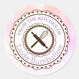 Adesivo Utensílios cozinheiros sussurram da cozinha do ade