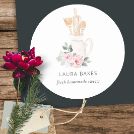 Adesivo Utensílios De Banho Floral, Spatula, Rosa-Esbranqu