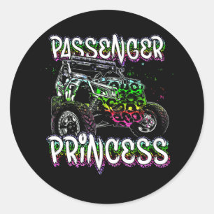 Adesivo Utv Passenger Princesa Amante Utv Sxs Andando Suja