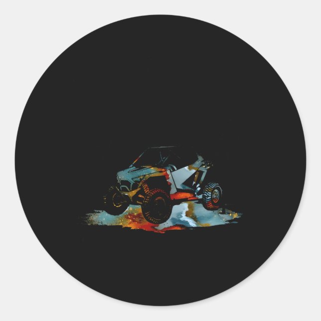 Adesivo Utv Uma Pequena Sujeira Nunca Machuca Sxs Andando  (Frente)