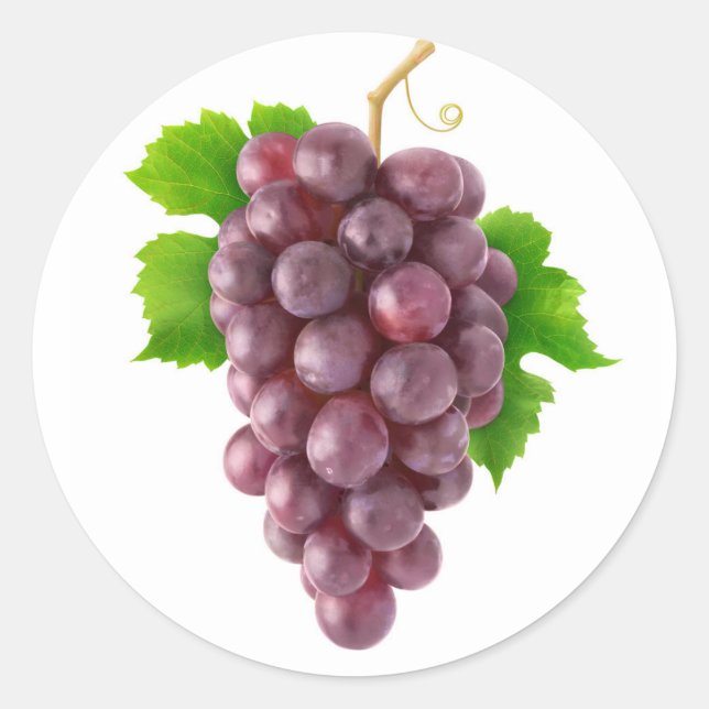 Adesivo Uvas vermelhas (Frente)