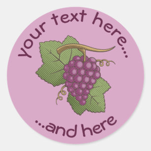 Adesivo Uvas Vermelhas