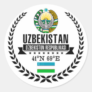 Adesivo Uzbekistan