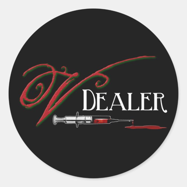 Adesivo V Dealer - Vampiro Sangue (Frente)