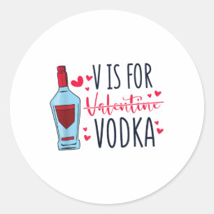 Adesivo V É Para Vodka, Vday E Dia de os namorados Namorad