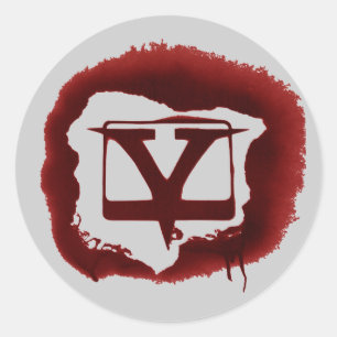 Adesivo V-tubo do estêncil