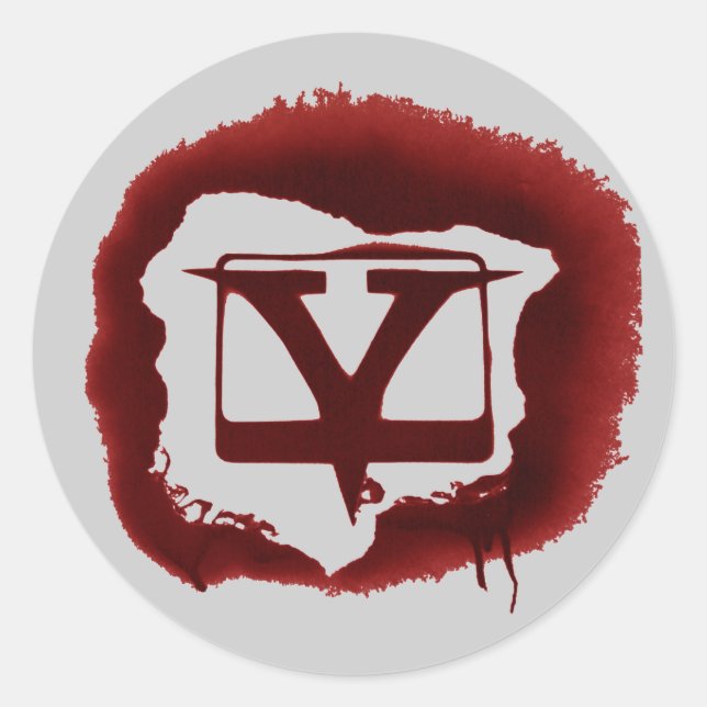 Adesivo V-tubo do estêncil (Frente)