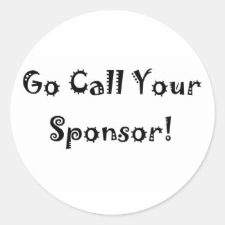 Adesivo vá chamar seu patrocinador
