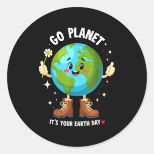 Adesivo Vá Planeta É Seu Dia Da Terra Para Guerreiros Eco