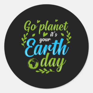 Adesivo Vá Planeta Seu Dia da Terra 1