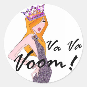 Adesivo Va Va Voom! Diva Stickers