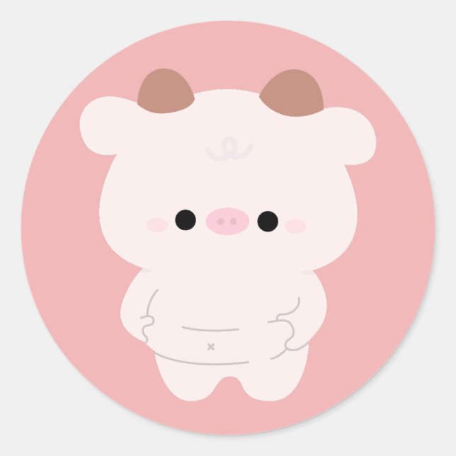 Adesivo Vaca Chonky (Frente)
