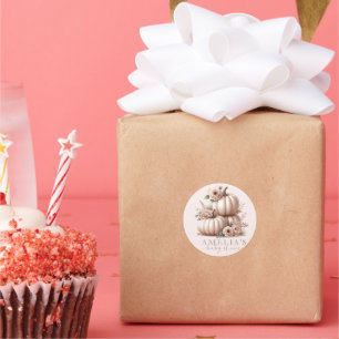 Adesivo Vaca Cor-de-rosa-rosa Queda de Cama de Abóbora