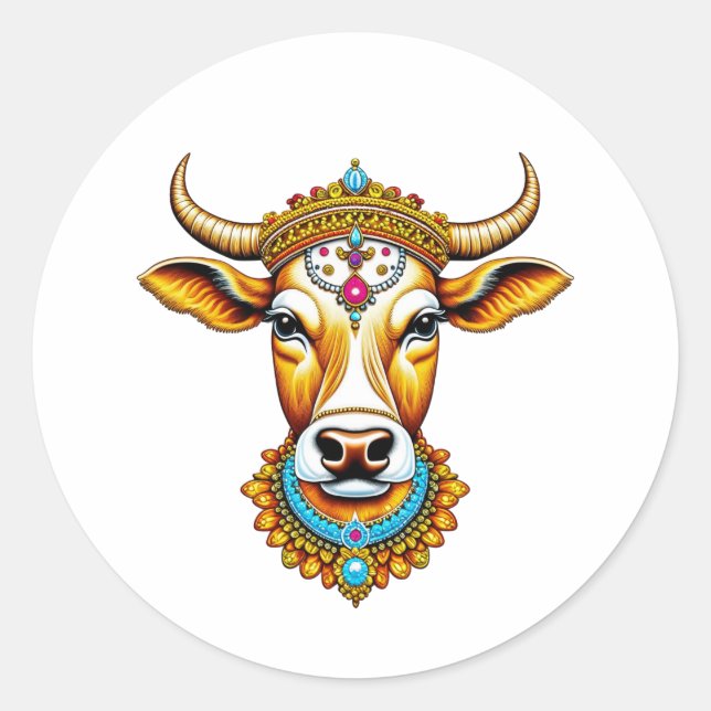 Adesivo Vaca Desortada Pongal (Frente)