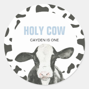 Adesivo Vaca Sagrada Eu Sou Uma Vaca Estou de Aniversário