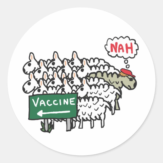 Adesivo Vacinação Anti-Vax Ovinos (Frente)