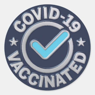 Adesivo Vacinado Covid-9