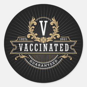 Adesivo Vacinado Emblem Regal VAX