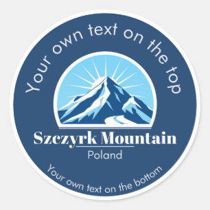 Adesivo Vagas de Polônia de esqui de Szczyrk Mountain