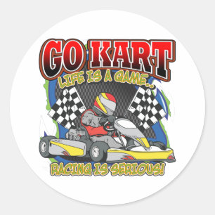 Adesivo Vai a vida de Kart