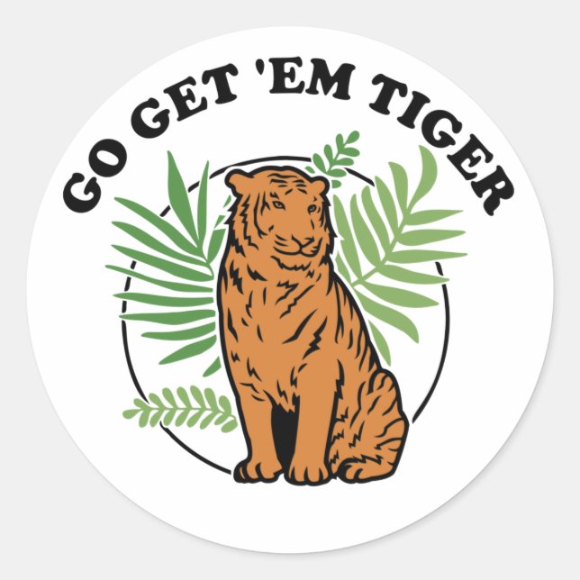 Adesivo Vai Buscá-Los Tiger (Frente)