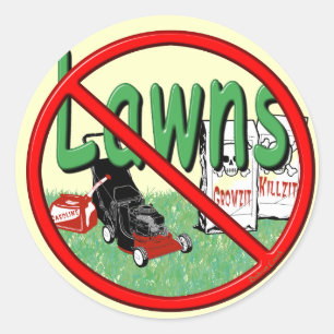 Adesivo Vai o Anti-Gramado verde