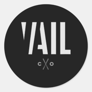 Adesivo Vail Colorado Graphic Ski