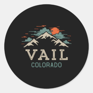 Adesivo Vail Colorado Mountain