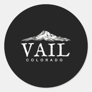 Adesivo Vail Colorado Mountain Town