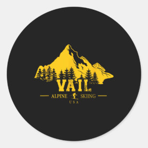 Adesivo Vail Colorado Usa Ski Resort alpino Souveni
