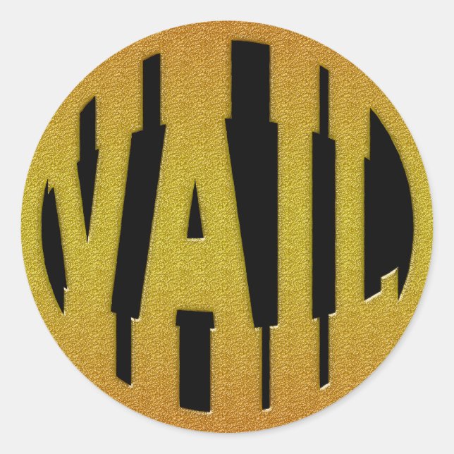 ADESIVO VAIL - DOURADO (Frente)