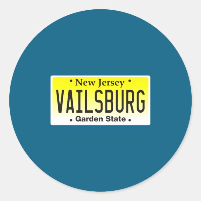 Adesivo Vailsburg Newark Nj Cidade Nova (Frente)