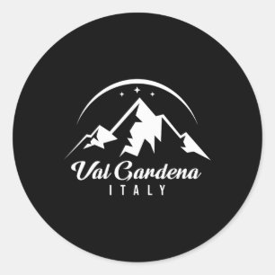Adesivo Val Gardena Itália Ski Resort Skiting Snowboard S