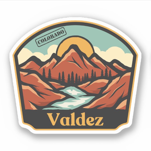 Adesivo Valdez, Colorado Sticker (Frente)