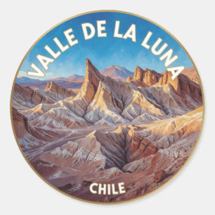 Adesivo Vale Da Lua Chile Paisagem Desértica Lunar
