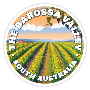 Adesivo Vale de Barossa, Sticker do Sul da Austrália