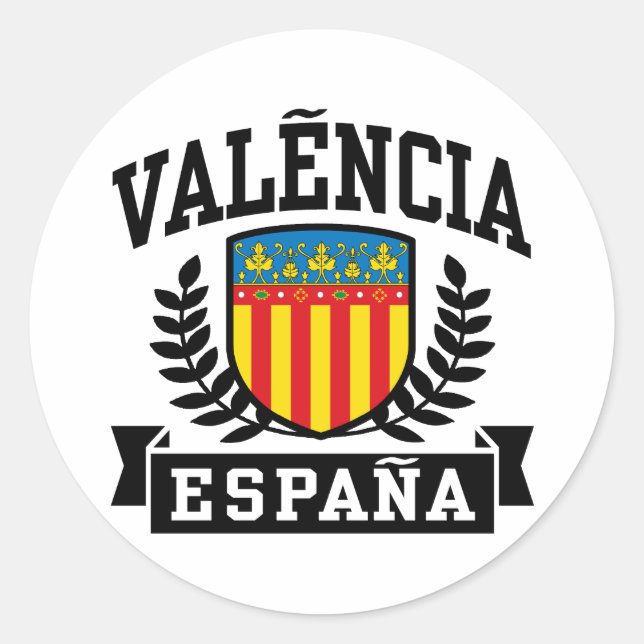 Adesivo Valencia Espana (Frente)