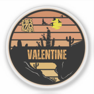 Adesivo Valentine, Arizona