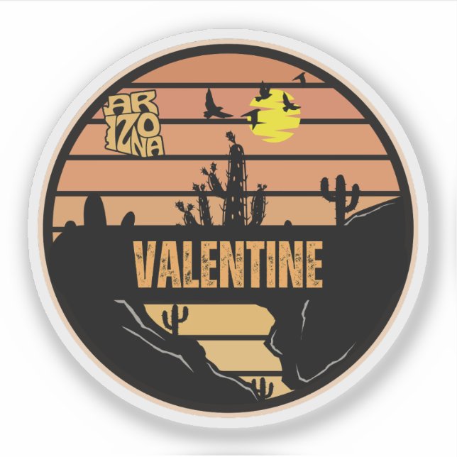 Adesivo Valentine, Arizona (Frente)
