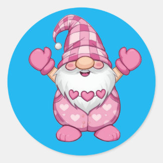 Adesivo Valentine Gnome Sticker – Cute Love Design