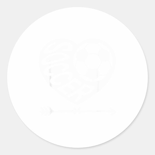 Adesivo Valentine Soccer Heart Drip Srt Love Valentines Da (Frente)