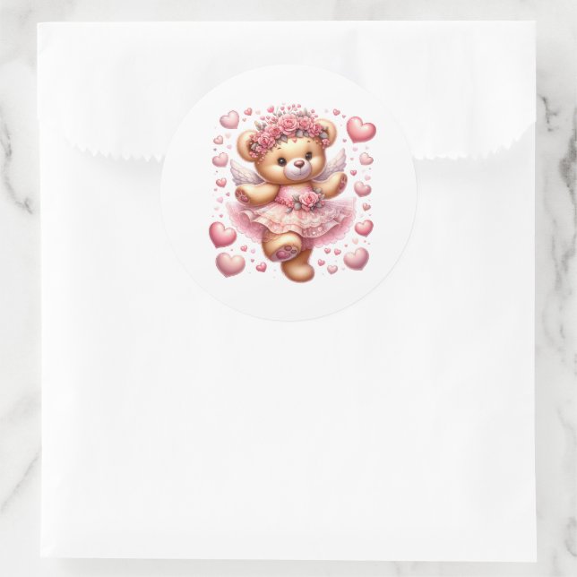 Adesivo Valentine Teddy Stickers (Bolsa)